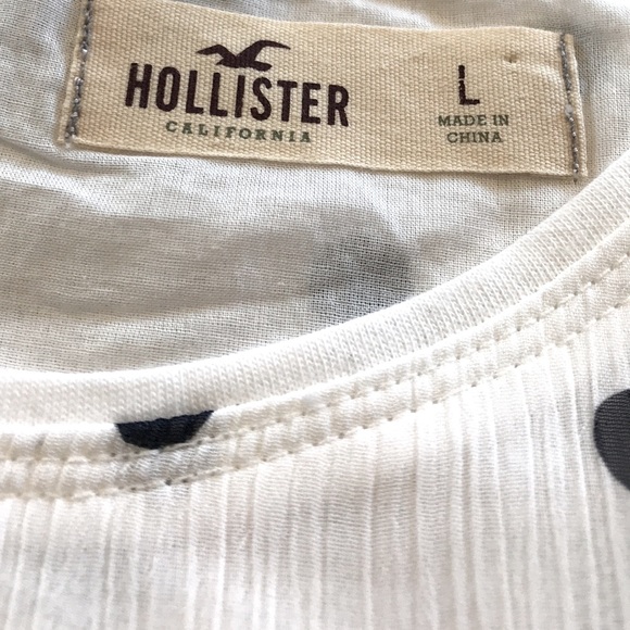 HOLLISTER Polka Dot Top w/Back Bow Detail - Picture 10 of 11